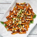 Greek style vegan fries