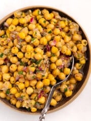 marinated chickpeas