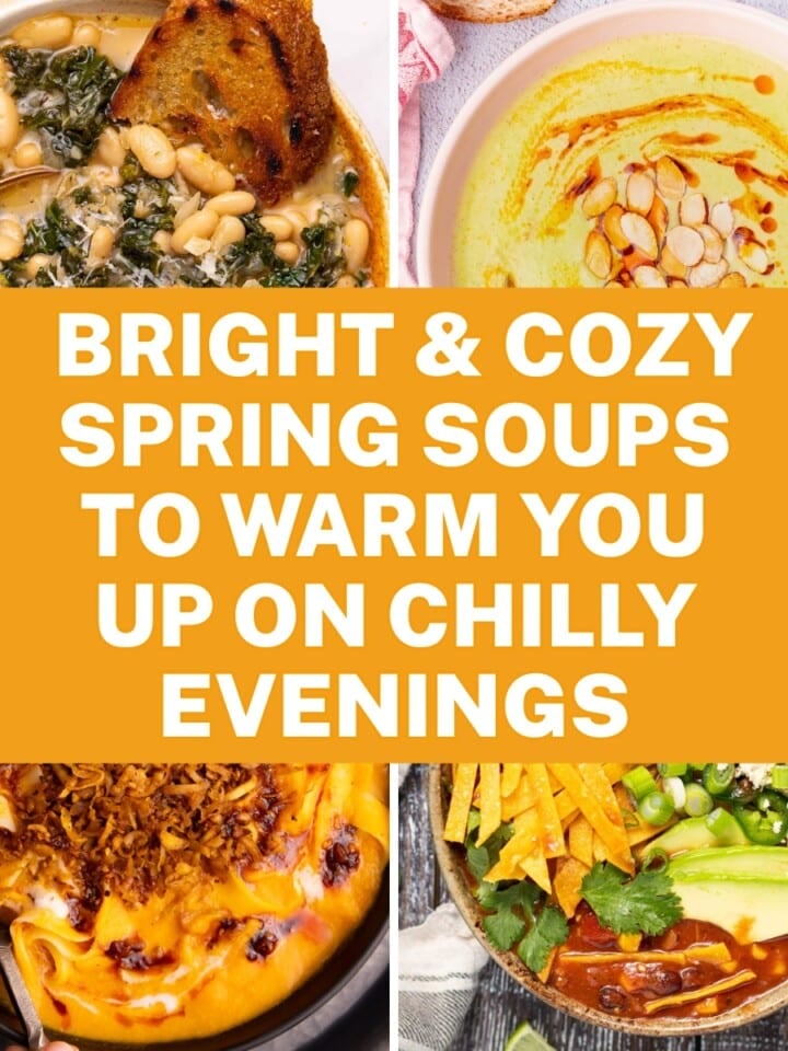 Bright and cozy spring soup recipes to warm you up on chilly evenings