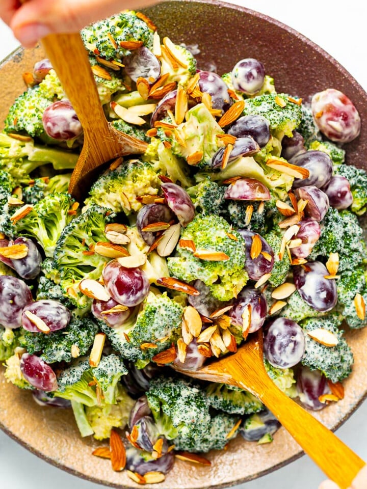 vegan broccoli salad