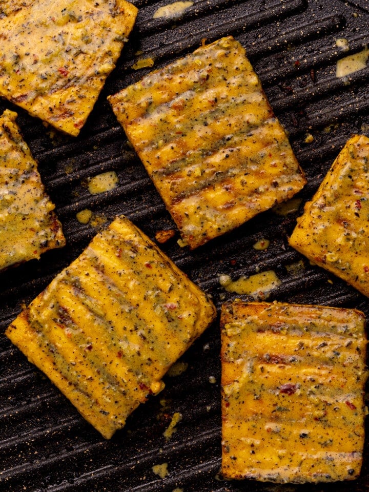 Grilled tofu