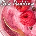 Blended Raspberry Chia Pudding