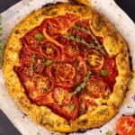 vegan tomato galette