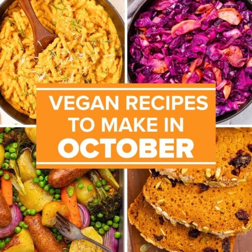 vegan recipes to make in October