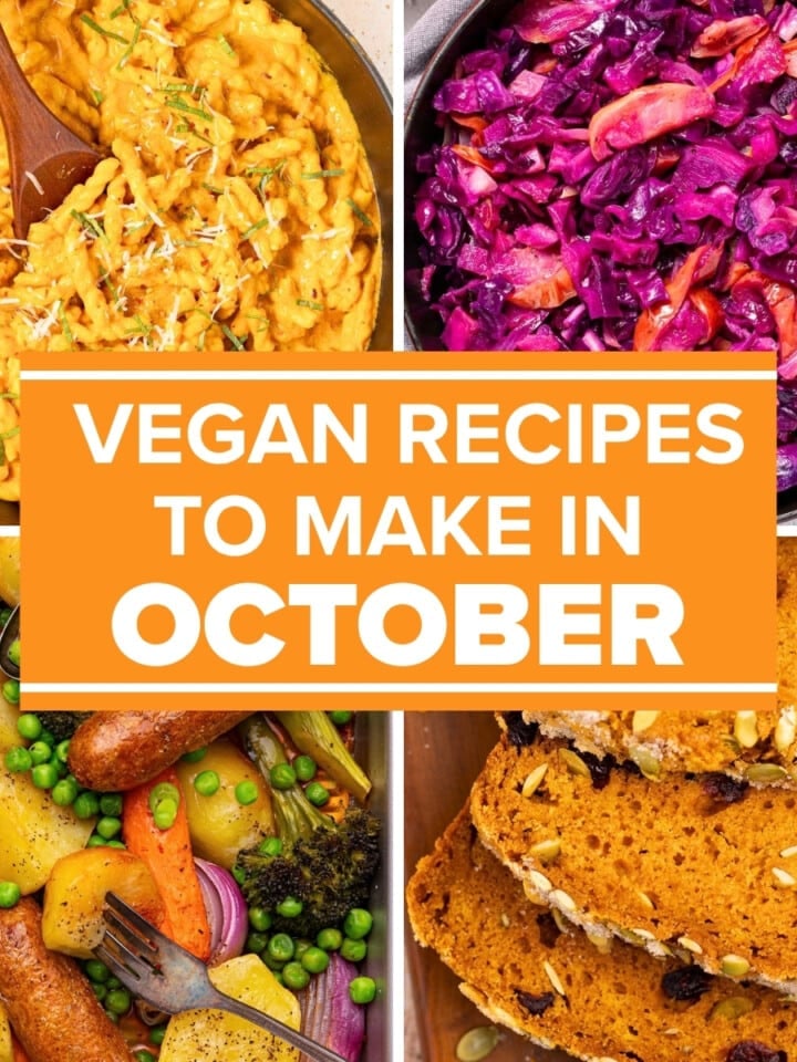 vegan recipes to make in October