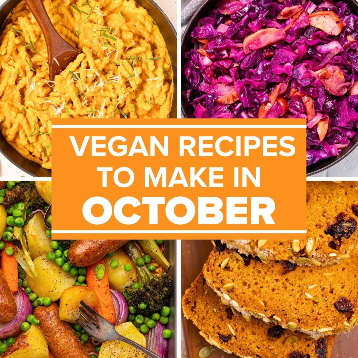 vegan recipes to make in October