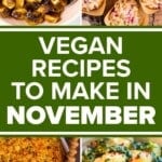 Vegan Recipes To Make In November